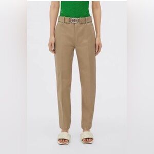 Bottega Veneta Women’s Heavy Cotton Twill Pants Size 36 (US 0)